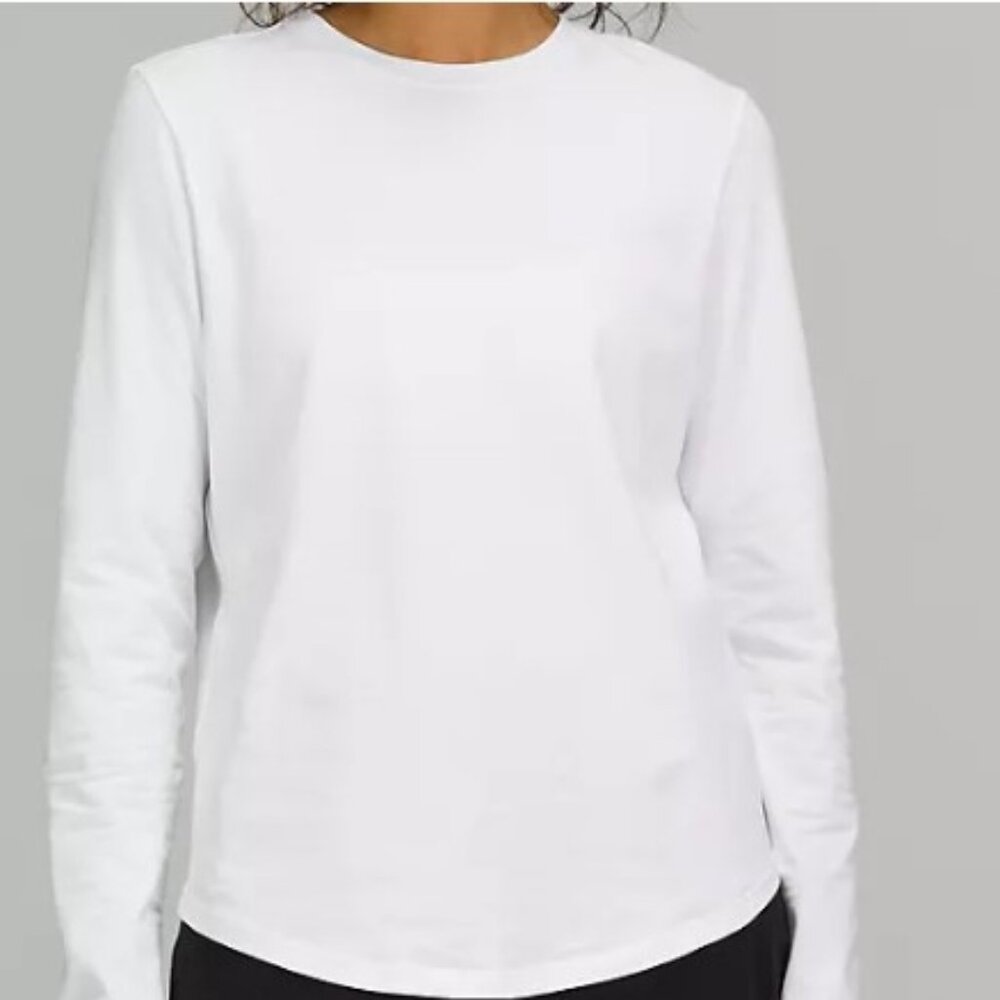 Lululemon Long Sleeve Shirt Size 8 (M) White